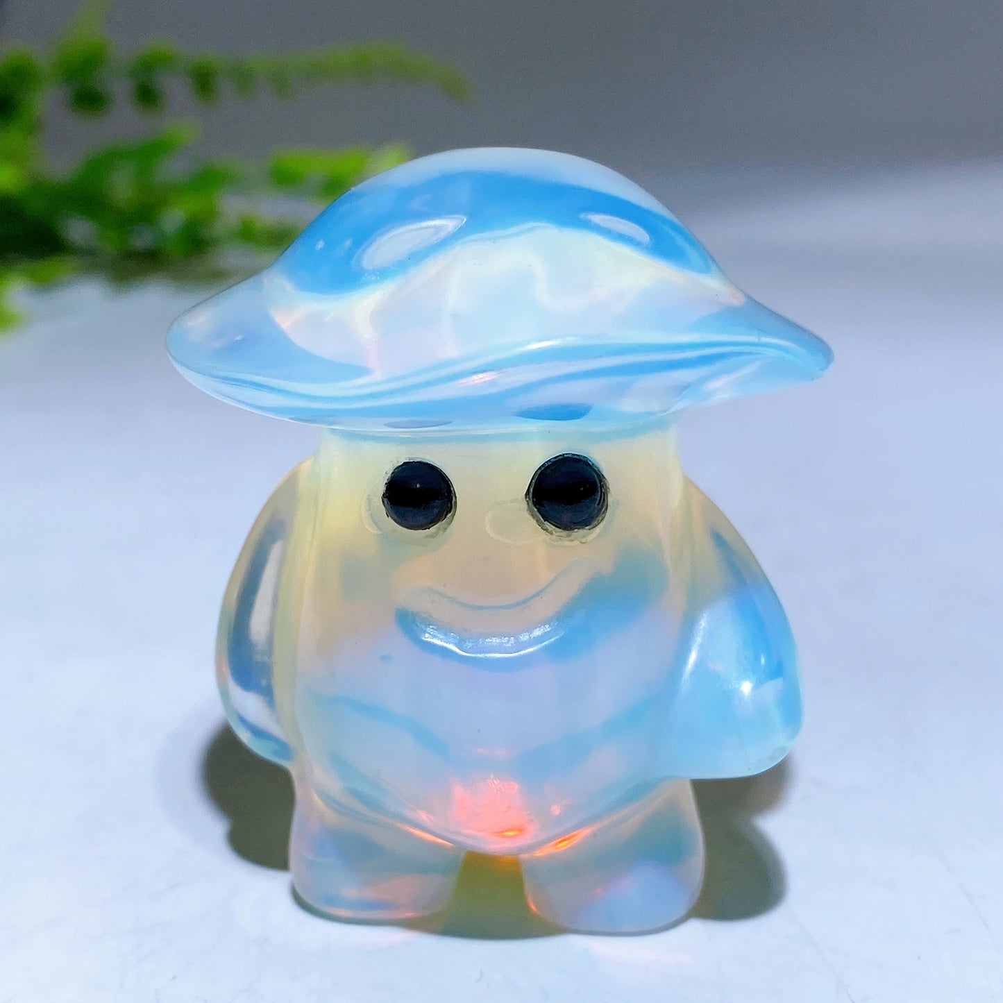 1.9" Mixed Crystal Mushroom Kid Carving Crystal Healing Bulk Wholesale