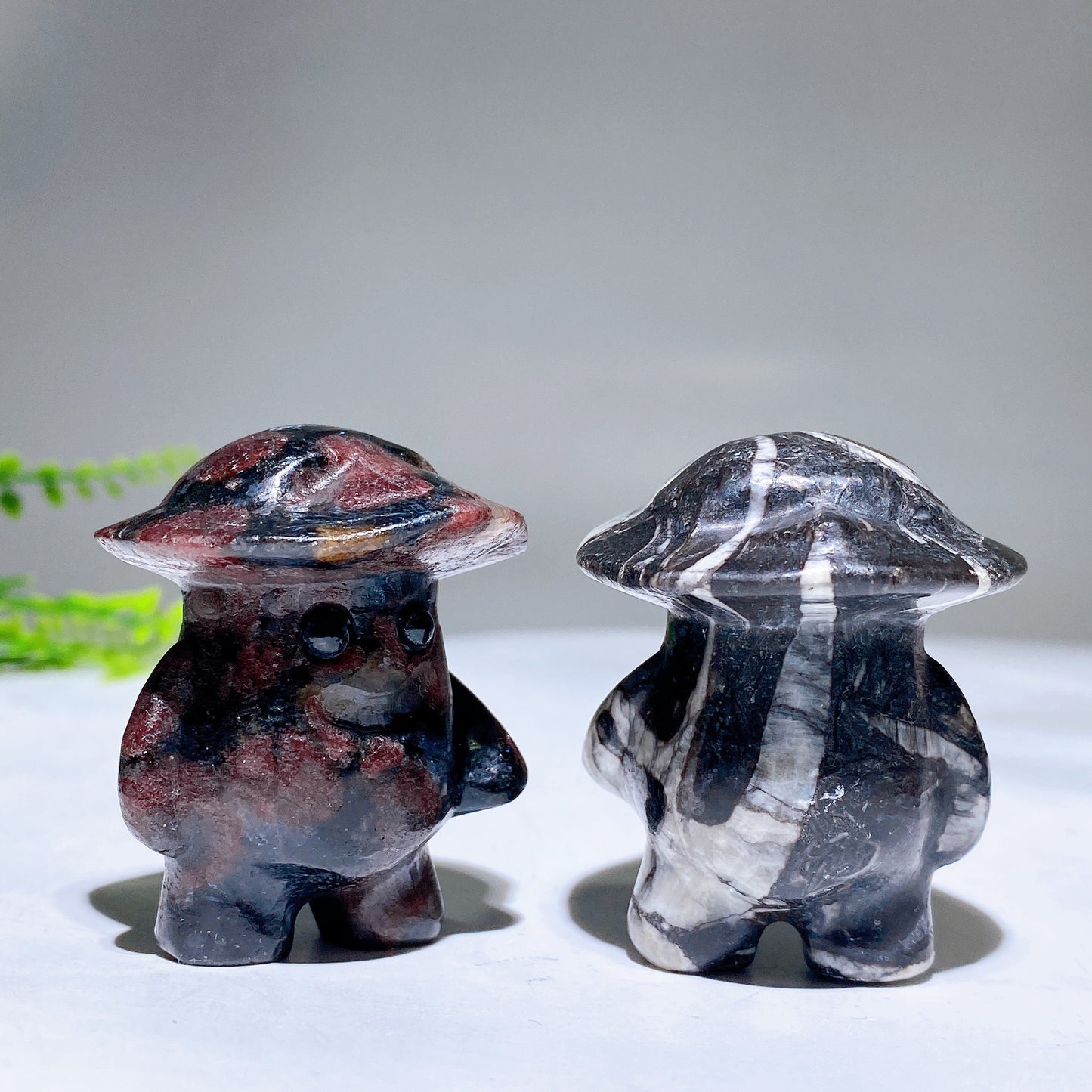 1.9" Mixed Crystal Mushroom Kid Carving Crystal Healing Bulk Wholesale