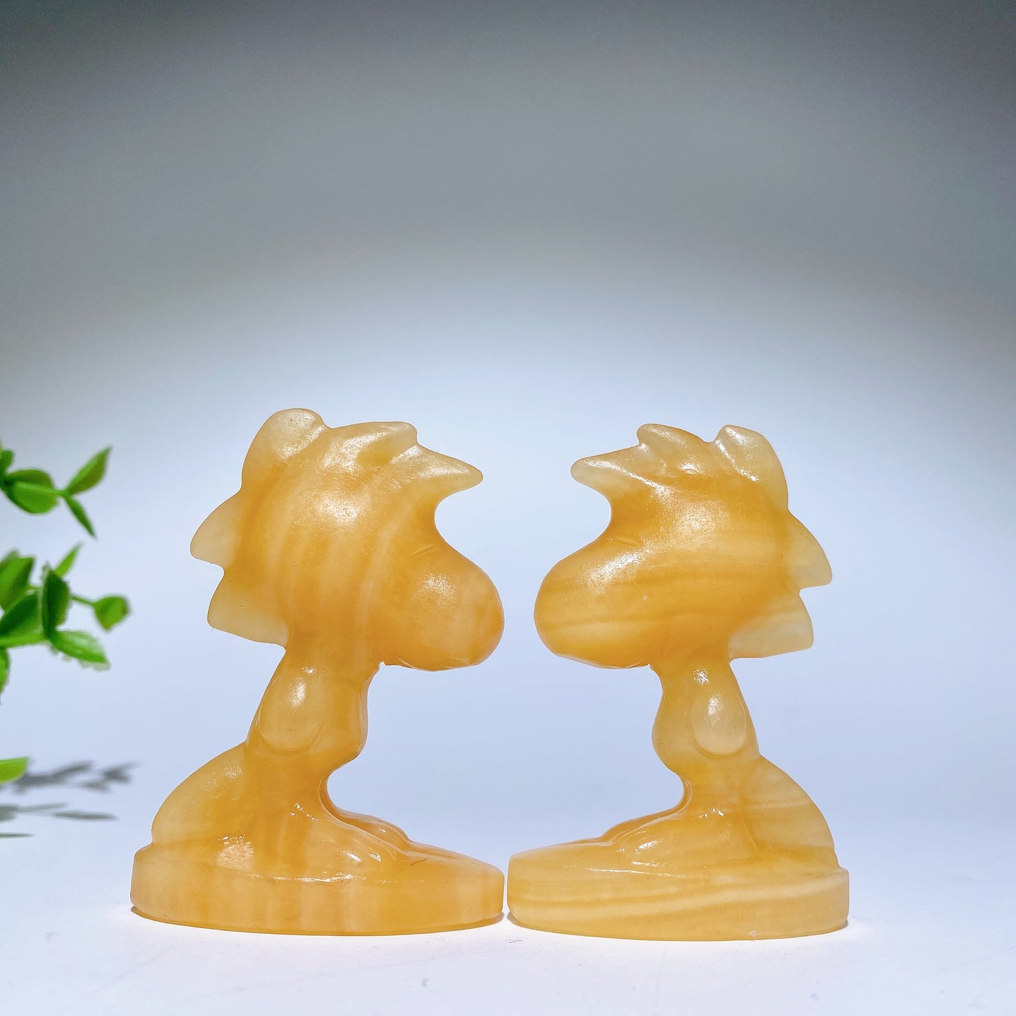 2.5" Green Aventurine Orange Calcite Cartoon Carvings Crystal Healing Bulk Wholesale