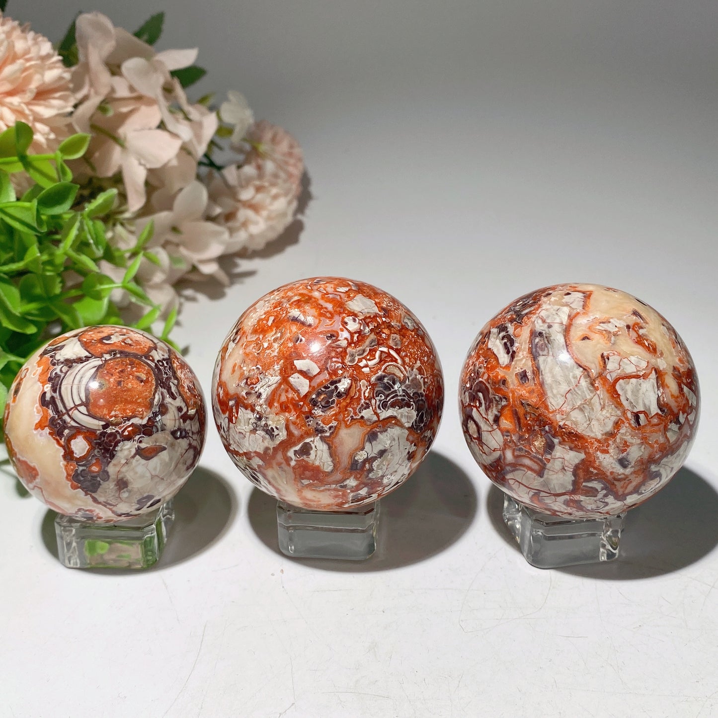 1.5"-2.5" Money Agate Sphere Bulk Wholesale