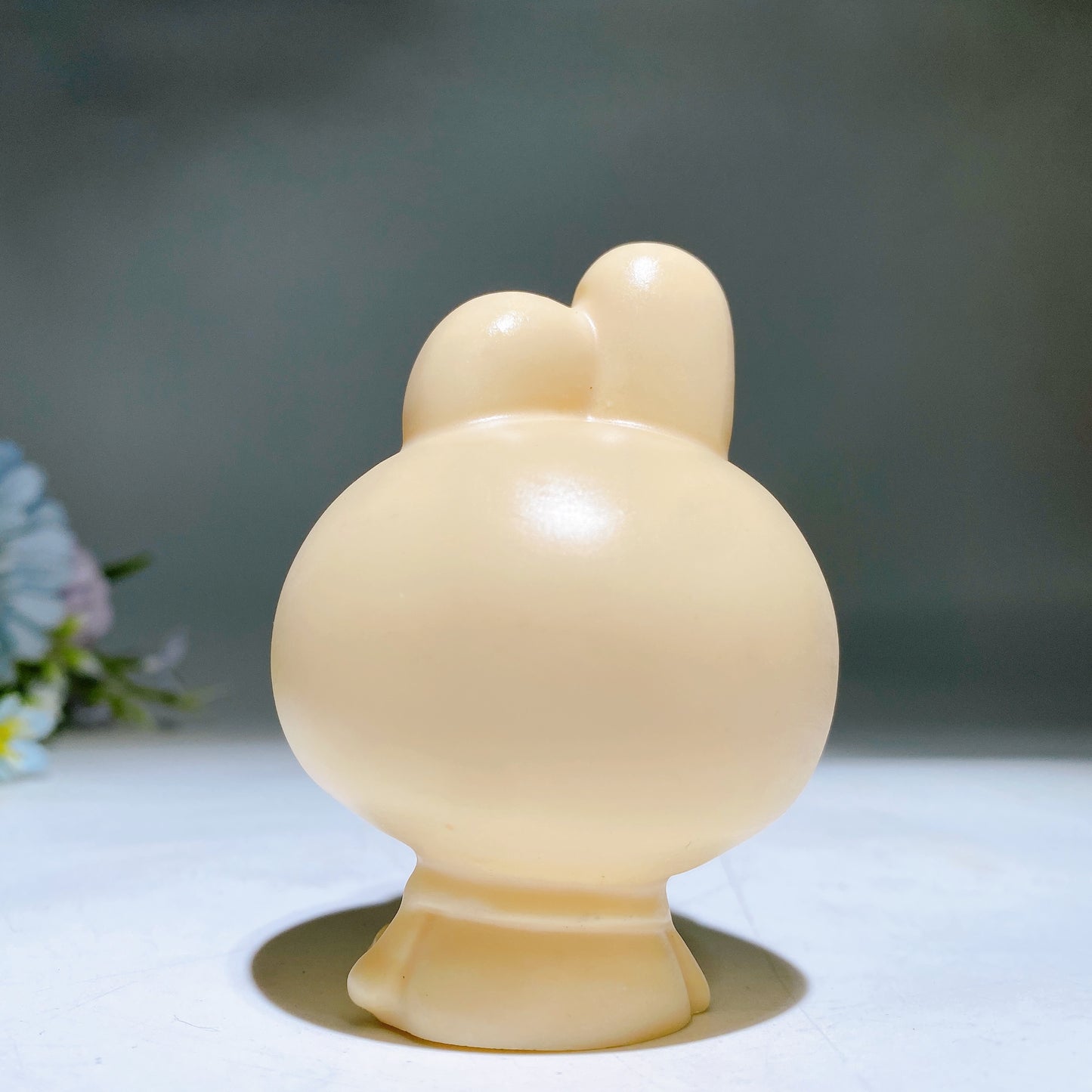 3.0" Ivory Nut Melody Carving Crystal Healing Bulk Wholesale