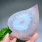 3.9" Druzy Agate Leaf Carvings Crystal Healing Bulk Wholesale