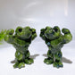 2.8" Natural Serpentine Frog Carving Crystal Wholesale