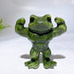 2.8" Natural Serpentine Frog Carving Crystal Wholesale