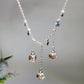 Cooper Silver Plated Crack Smoky Quartz Necklace Crystal Healing Bulk Wholesale