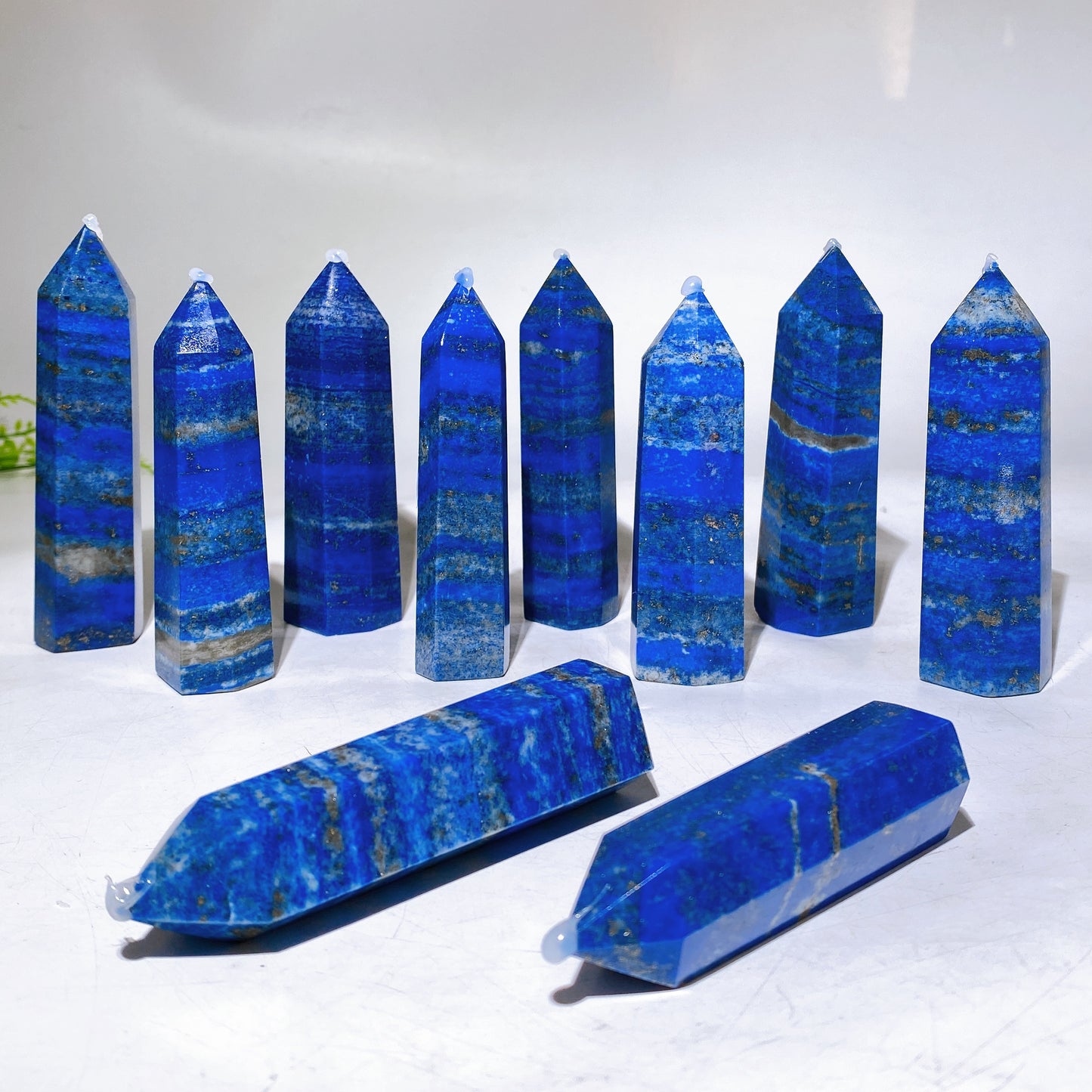 3.5"-4.2" Natural Lapis Lazuli Point Crystal Healing Bulk Wholesale