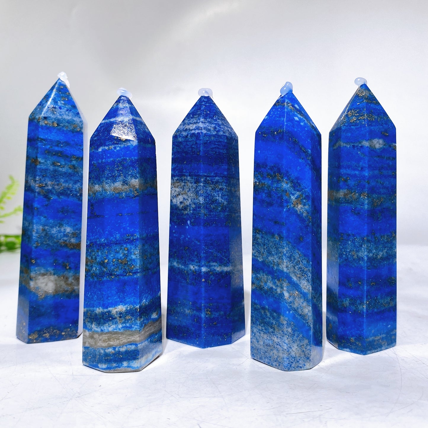 3.5"-4.2" Natural Lapis Lazuli Point Crystal Healing Bulk Wholesale
