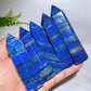 3.5"-4.2" Natural Lapis Lazuli Point Crystal Healing Bulk Wholesale