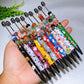 Twist Ballpoint Pen with Natural Crystal Beads for Halloween Christmas Crystal Healing Bulk Wholesale