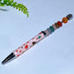 Twist Ballpoint Pen with Natural Crystal Beads for Halloween Christmas Crystal Healing Bulk Wholesale