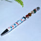 Twist Ballpoint Pen with Natural Crystal Beads for Halloween Christmas Crystal Healing Bulk Wholesale
