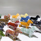 3.1" Natural Crystal Sausage Dog Carving Wholesale