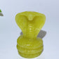 2.3" Jade Lapis Golden Healer Cobra Snake Carvings Crystal Healing Bulk Wholesale