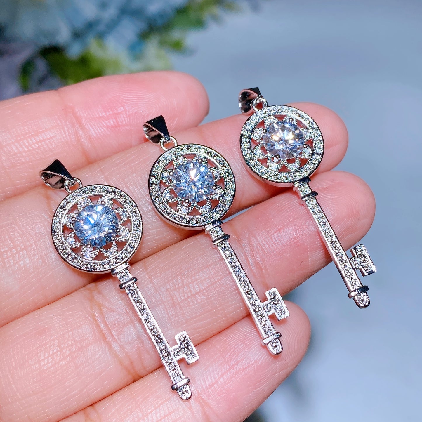 Cooper Silver Plated Pendant Crystal Healing Bulk Wholesale