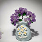 Ceramic Vase with Amethyst Flower Bulk Wholesale