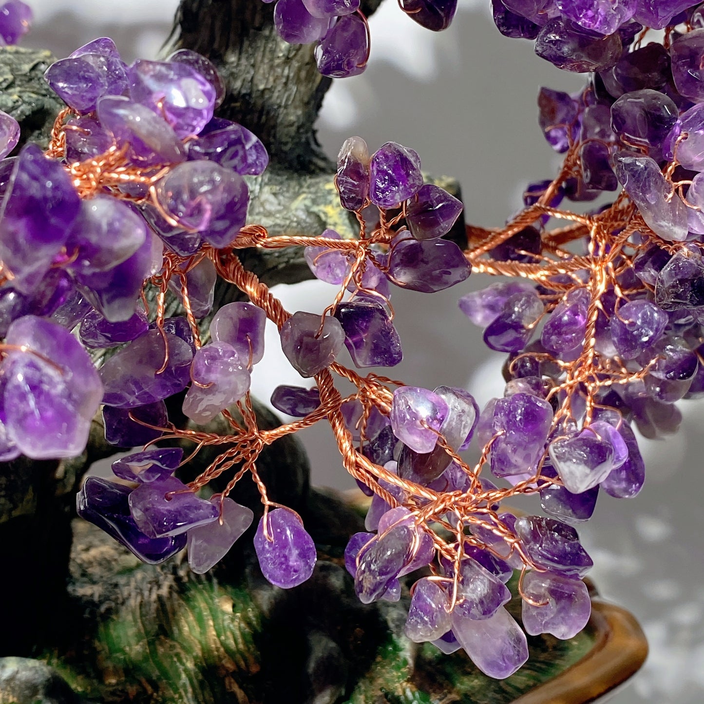 30-35cm Amethyst Citrine Treasure Tree Free Form Crystal Healing Bulk Wholesale