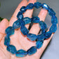 14-18mm Natural Blue Fluorite Chunky Bracelet Wholesale