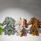 7.0" Mixed Crystal Horse Head Carvings Crystal Healing Bulk Wholesale