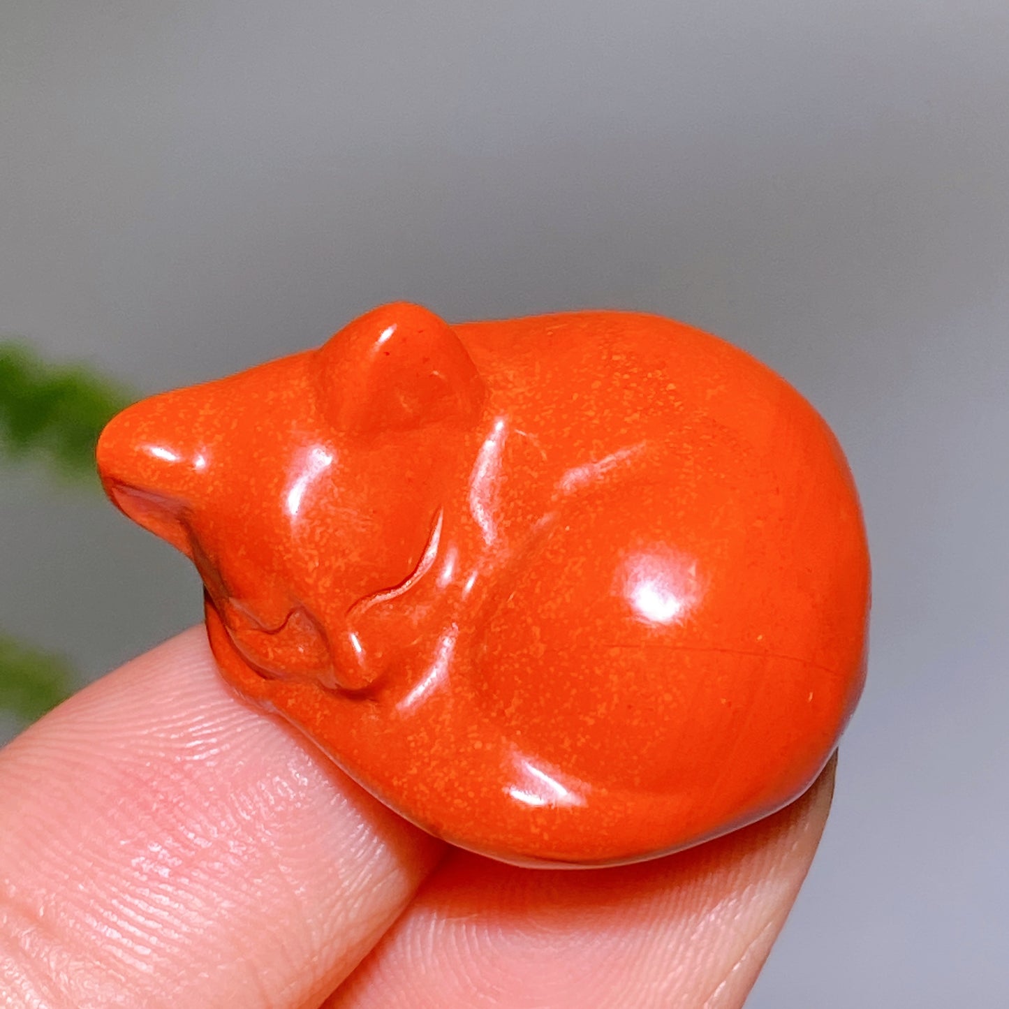 1.0" Natural Gemstone Crystal Cat Carving Wholesale