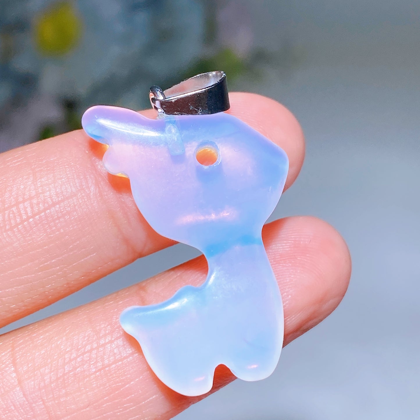 1.2" Crystal Deer Pendant Crystal Healing Bulk Wholesale