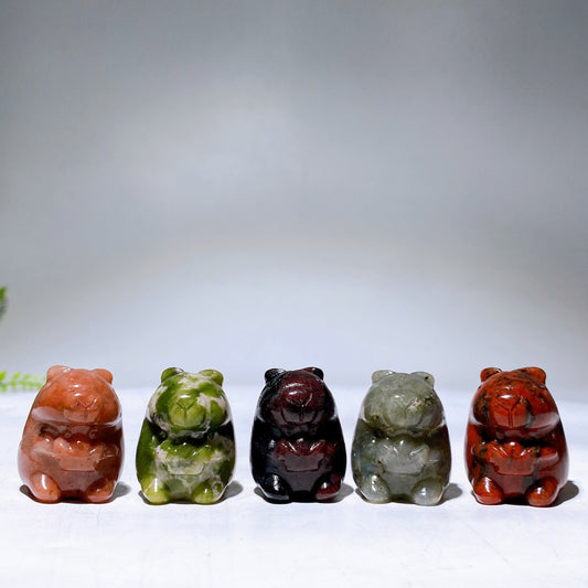 1.2" Natural Crystal Capybara Carving Wholesale