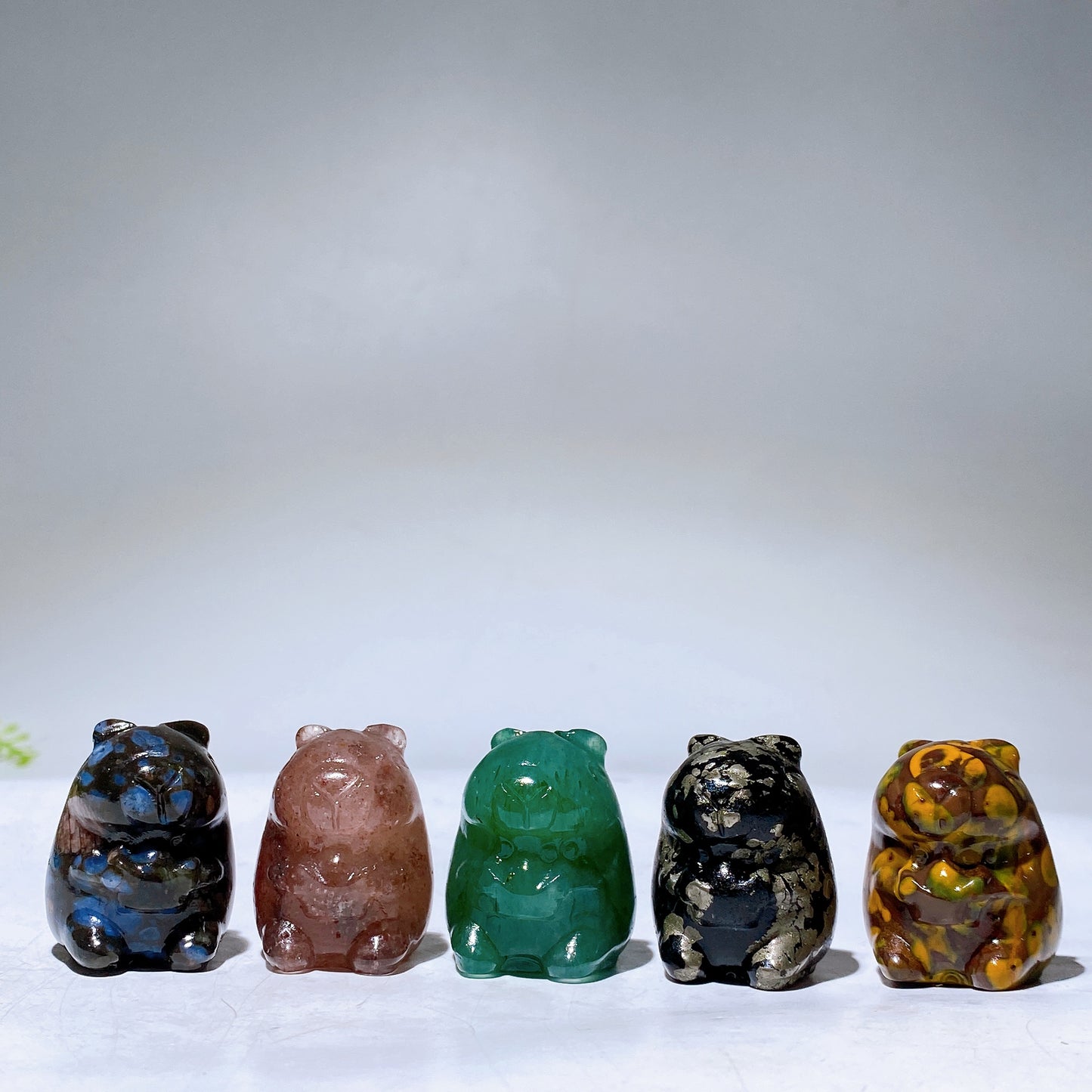 1.2" Natural Crystal Capybara Carving Wholesale