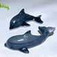 4.2"-4.4" Taiji Stone Dolphin Carving Wholesale