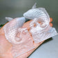 4.0" Selenite Fish Carving Slab Wholesale