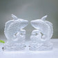 4.0" Selenite Fish Carving Slab Wholesale