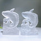4.0" Selenite Fish Carving Slab Wholesale