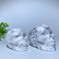 3.1"-3.6" Howlite Skull Carvings Bulk Wholesale