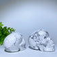 3.1"-3.6" Howlite Skull Carvings Bulk Wholesale