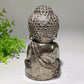 4.5" Pyrite Buddha Carvings Bulk Wholesale