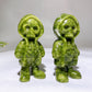 4.0" Natural Serpentine Hoodie Ghost Carving for Halloween Wholesale