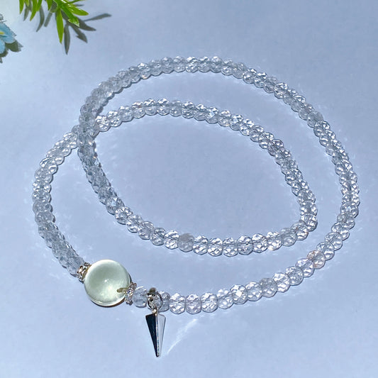 Natural Faceted Clear Quartz Citrine Bracelet Necklace Wholesale
