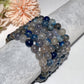 8mm Blue Strawberry Quartz Bracelet Crystal Healing Bulk Wholesale