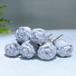 Crystal Flower Carving with Silver Color Metal Stem Wholesale