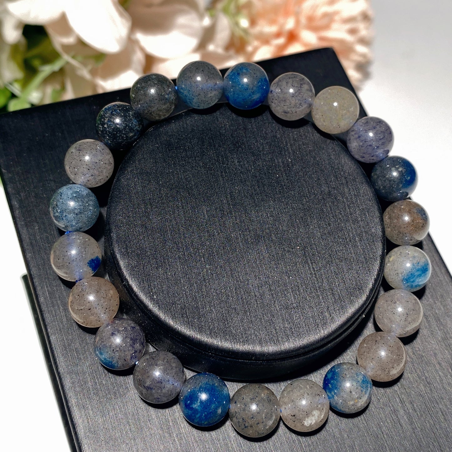 8mm Blue Strawberry Quartz Bracelet Crystal Healing Bulk Wholesale