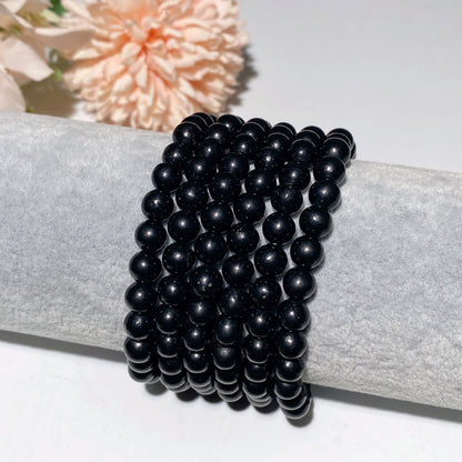 6-8mm Black Tourmaline Bracelet Crystal Healing Bulk Wholesale