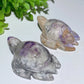 2.7" UV Reactive Hackmanite Turtle Carvings Crystal Healing Bulk Wholesale