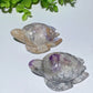 2.7" UV Reactive Hackmanite Turtle Carvings Crystal Healing Bulk Wholesale