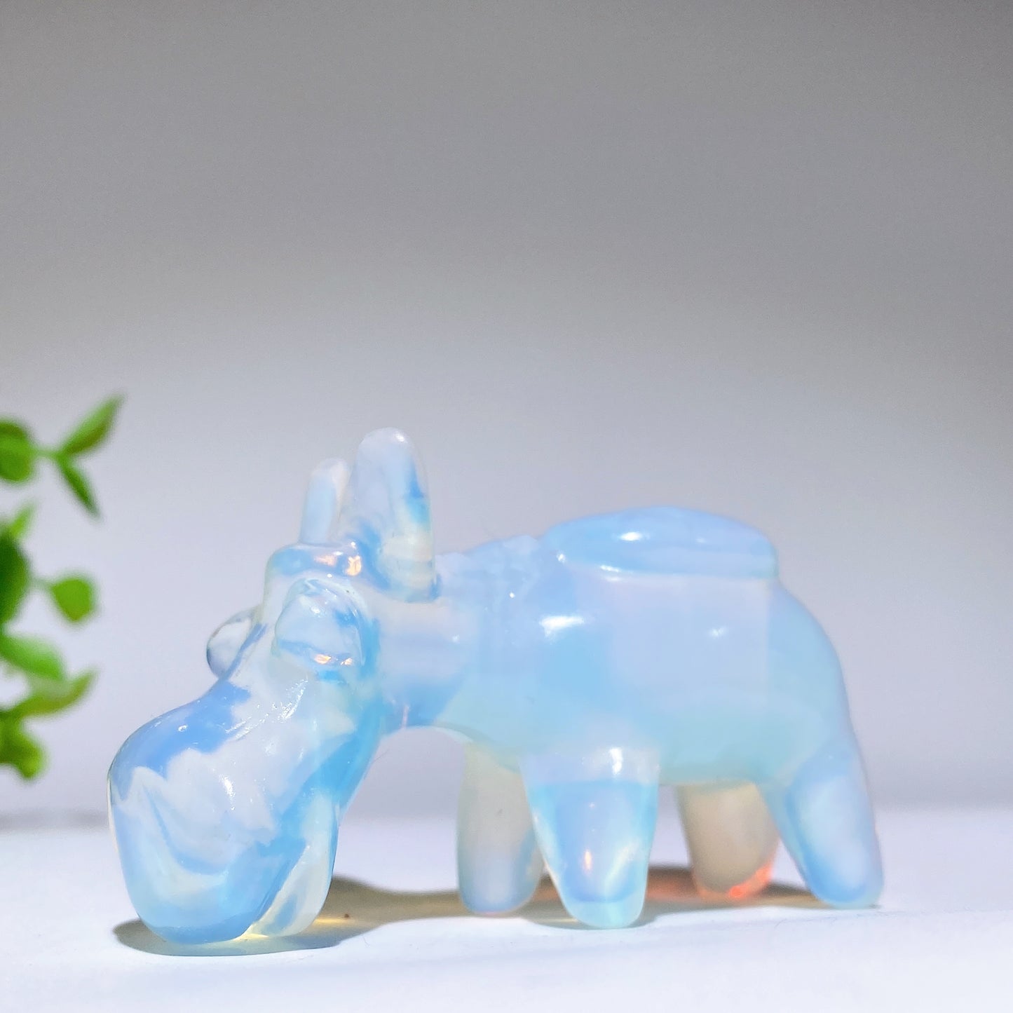 2.3" Mixed Crystal Donkey Carvings Crystal Healing Bulk Wholesale