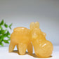 2.3" Mixed Crystal Donkey Carvings Crystal Healing Bulk Wholesale