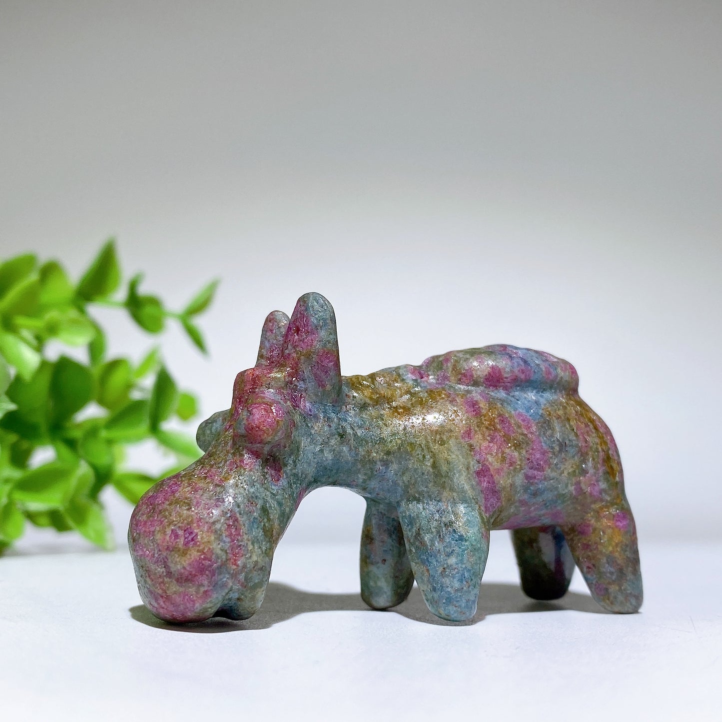 2.3" Mixed Crystal Donkey Carvings Crystal Healing Bulk Wholesale