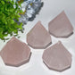 2.0"-2.5" Rose Quartz Diamond Carvings Crystal Healing Bulk Wholesale