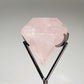 2.0"-2.5" Rose Quartz Diamond Carvings Crystal Healing Bulk Wholesale