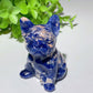 2.3" Mixed Crystal Bull Dog Carvings Bulk Wholesale