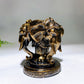 8cm Resin Three-elephants Stand Wholesale