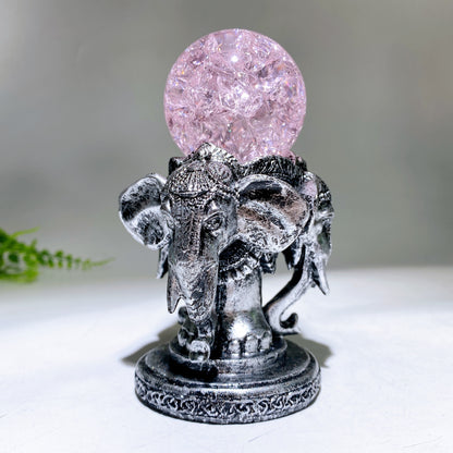 8cm Resin Three-elephants Stand Wholesale