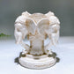 8cm Resin Three-elephants Stand Wholesale